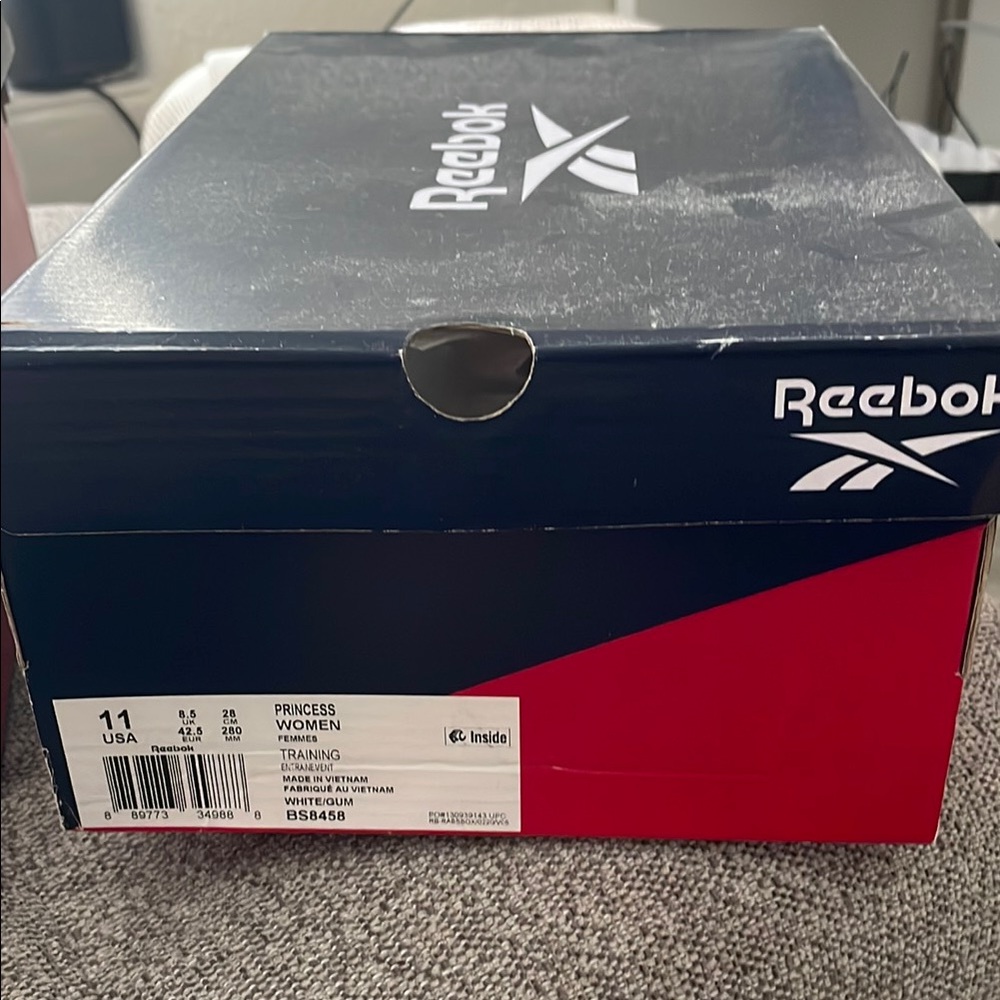 Princess Reebok White /Gum Sole - Picture 2 of 5